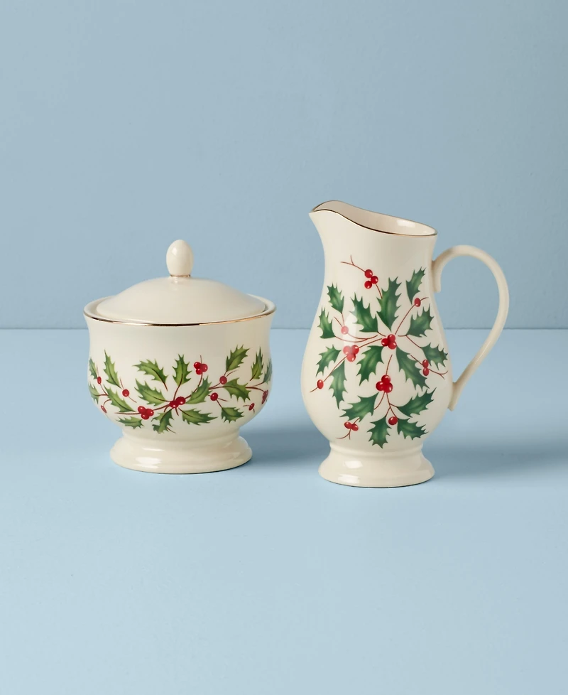 Lenox Holiday Sugar & Creamer Set