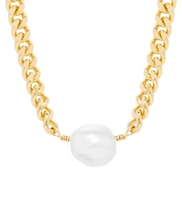 brook & york Carter Biwa Imitation Pearl Necklace