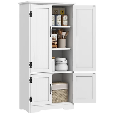 Homcom 48.5" Kitchen Pantry, Storage Cabinet, Cupboard Organizer