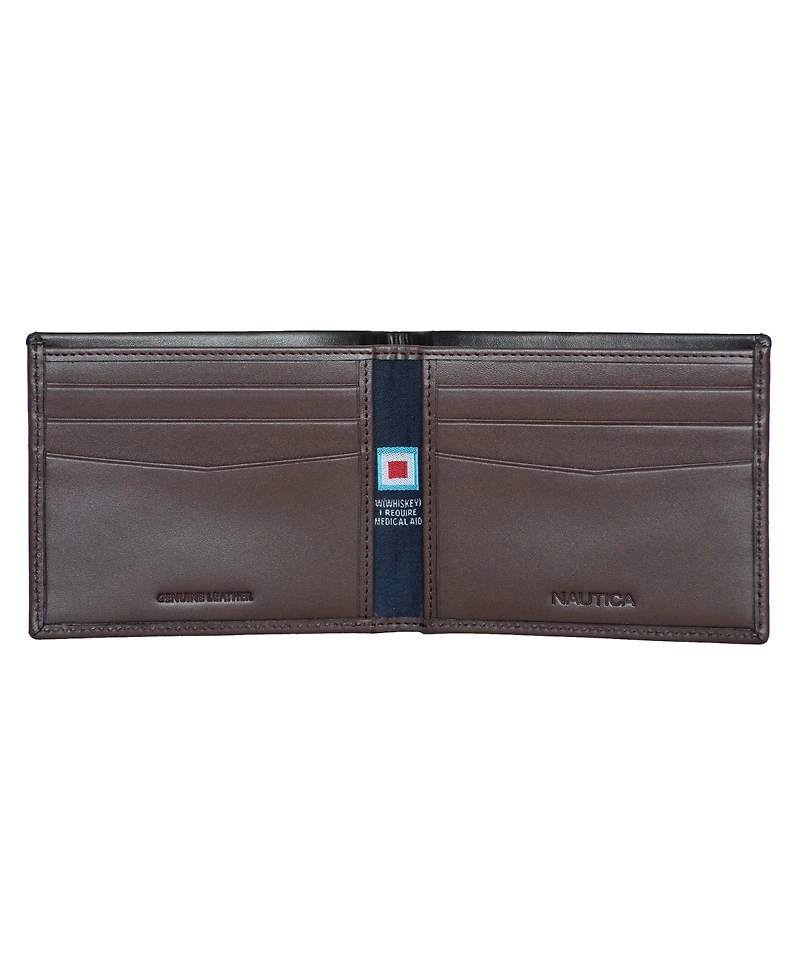 Nautica Men's Pop J Class Bifold Wallet
