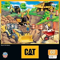 Masterpieces Cat - Day at the Quarry 60 Piece Jigsaw Puzzle for kids