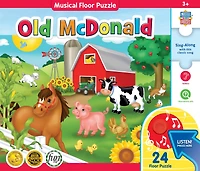 Masterpieces Old McDonald - 24 Piece Musical Floor Jigsaw Puzzle