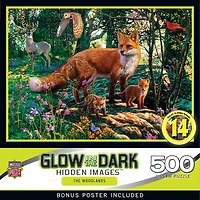 MasterPieces Hidden Images - The Woodlands 500 Piece Jigsaw Puzzle