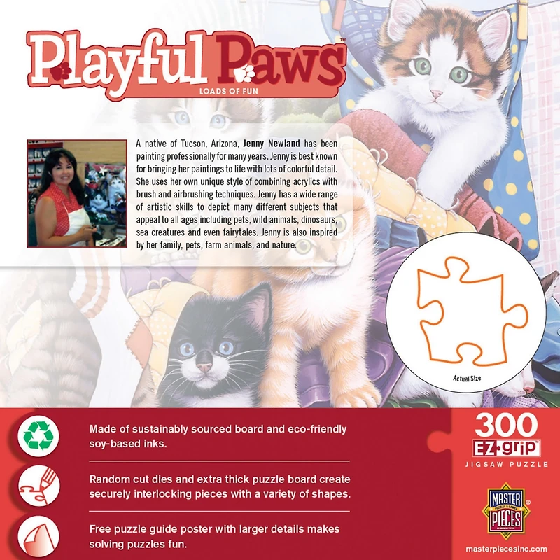 MasterPieces Playful Paws Loads of Fun 300 Piece Ez Grip Jigsaw Puzzle