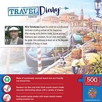 Masterpieces Travel Diary - Venice 500 Piece Jigsaw Puzzle for Adults