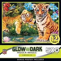 MasterPieces Hidden Images - A Watchful Eye 500 Piece Jigsaw Puzzle