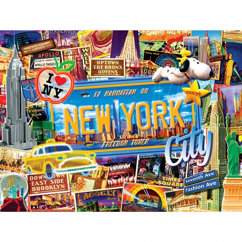 Masterpieces Greetings From New York - 550 Piece Jigsaw Puzzle