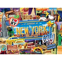 Masterpieces Greetings From New York - 550 Piece Jigsaw Puzzle