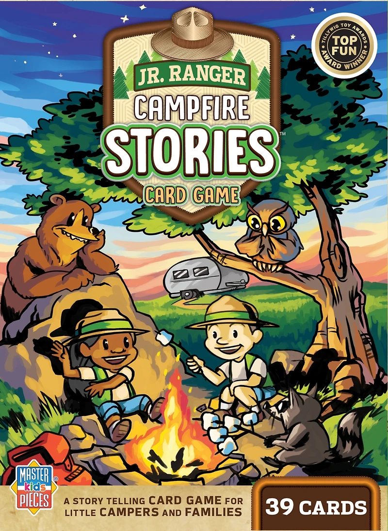 Masterpieces Kids Games - Jr Ranger - Campfire Stories Kids Card Game