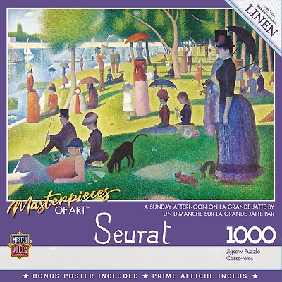 Masterpieces 1000 Piece Puzzle Sunday on La Grande Jatte for Adults