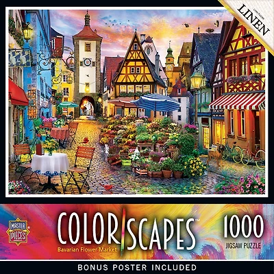 Masterpieces Colorscapes - Bavarian Flower Market 1000 Piece Puzzle