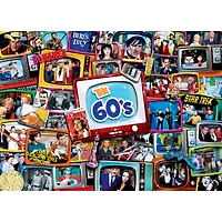 MasterPieces Tv Time - 60's Shows 1000 Piece Jigsaw Puzzle for Adults
