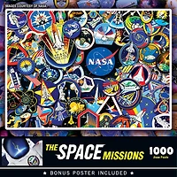 Masterpieces The Space Missions - 1000 Piece Jigsaw Puzzle for Adults