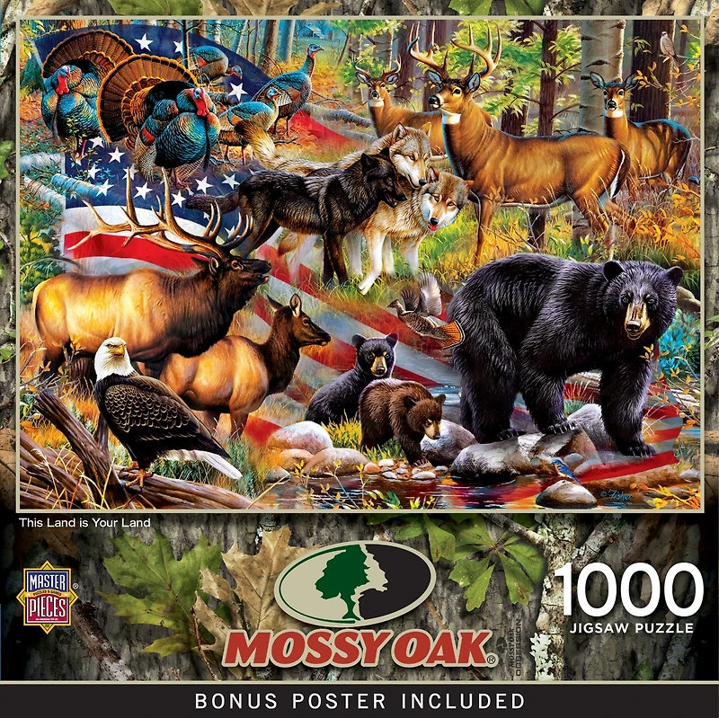 MasterPieces Mossy Oak This Land is Your Land 1000 Piece Jigsaw Puzzle