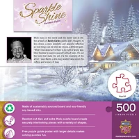 MasterPieces Sparkle & Shine - Northern Lights 500 Piece Glitter Puzzle