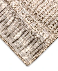 Liora Manne' Orly Stripe 3'3" x 4'11" Outdoor Area Rug