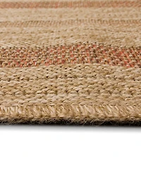 Liora Manne' Sahara Multi Border 7'10" x 9'10" Outdoor Area Rug