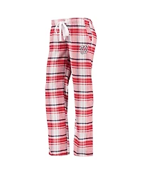 Women's Concepts Sport Red and Navy Washington Nationals Accolade Flannel Pants