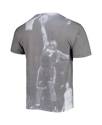 Men's Mitchell & Ness Dwyane Wade Gray Miami Heat Above The Rim Sublimated T-shirt