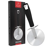 Zulay Kitchen Stainless Steel Pizza Cutter Wheel with Comfortable Grip