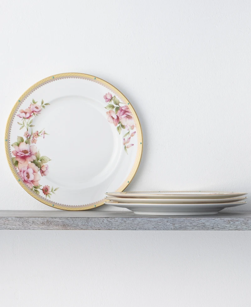 Noritake Hertford Set of 4 Dinner Plates, Service For 4