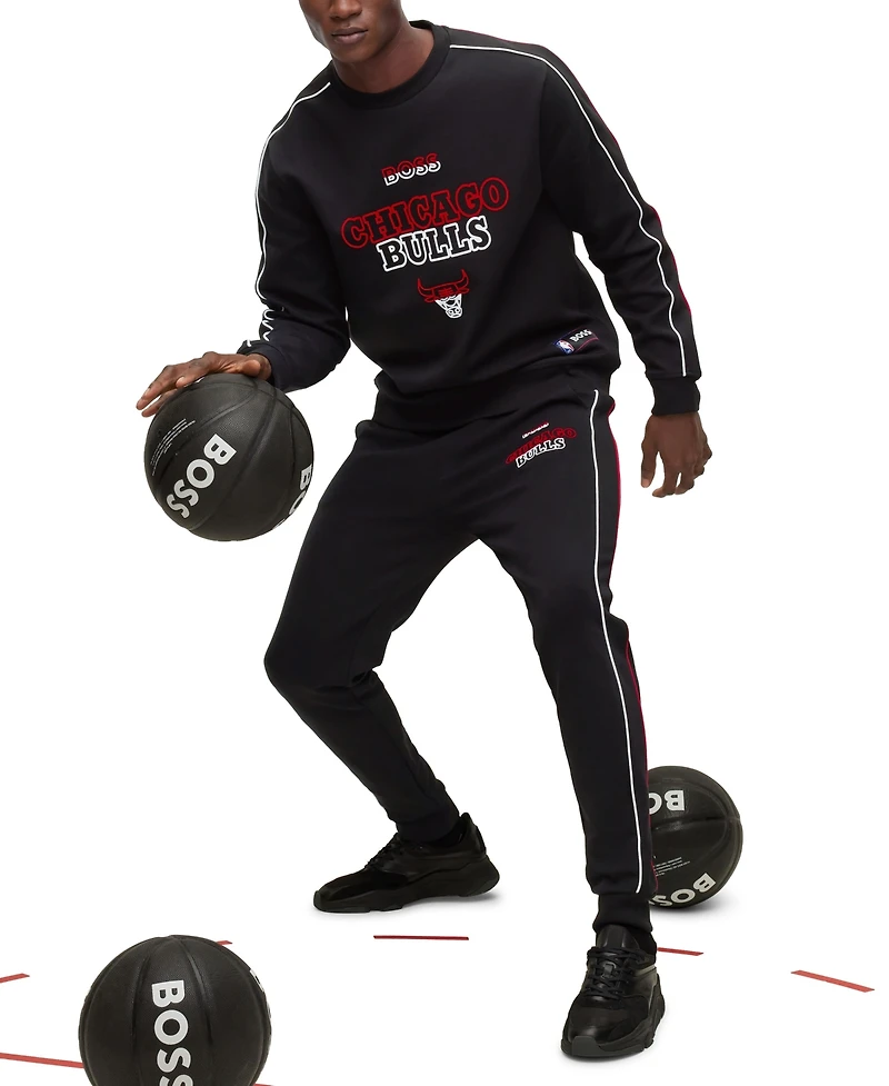 Boss x Nba Men's Chicago Bulls Tracksuit Bottoms