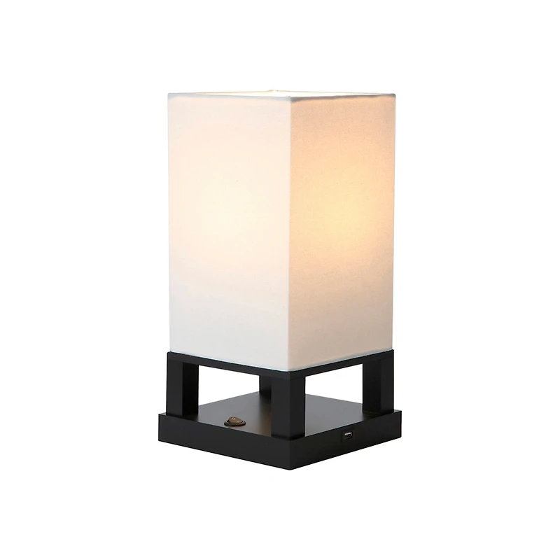 Maxwell 14" Led Modern Table Nightstand Lamp with Usb Port