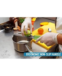 Zulay Kitchen Handheld Stainless Steel Cheese Grater & Zester