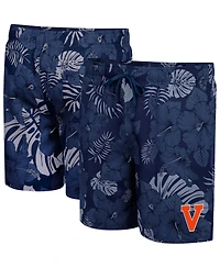 Men's Colosseum Navy Virginia Cavaliers The Dude Swim Shorts
