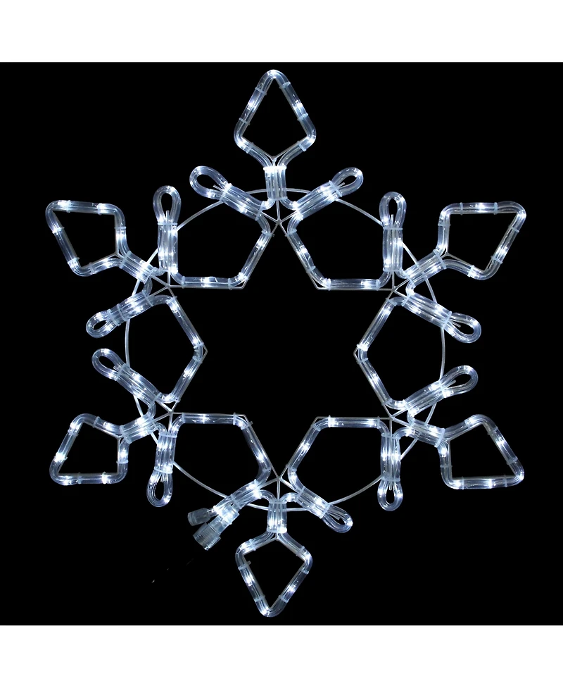 Northlight Led Rope Light Snowflake Christmas Decoration, 24"