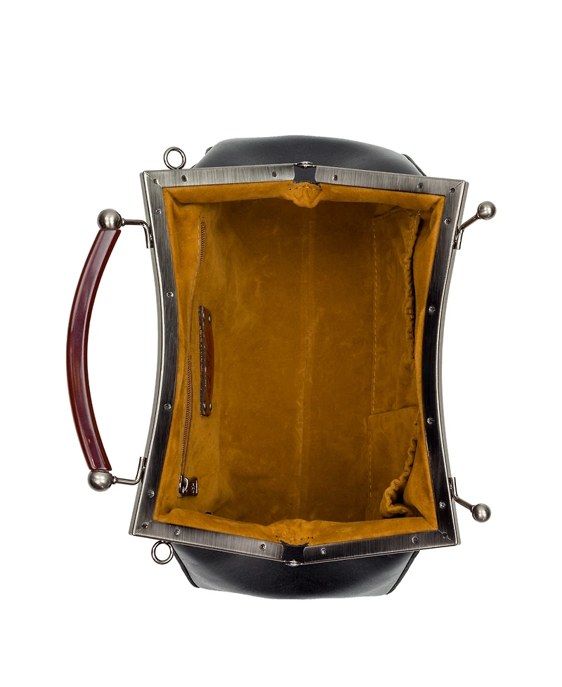 Patricia Nash Kelmscott Small Leather Frame Bag
