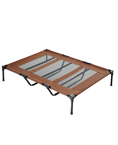 PawHut XLarge 48" Dog Pet Elevated Raised Bed Puppy Cot Oxford Outdoor Indoor