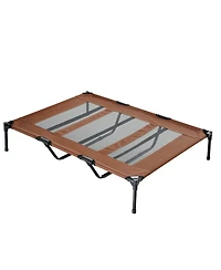 PawHut XLarge 48" Dog Pet Elevated Raised Bed Puppy Cot Oxford Outdoor Indoor