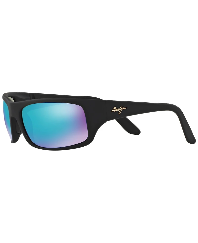 Maui Jim Peahi Polarized Sunglasses , 202 Blue Hawaii Collection