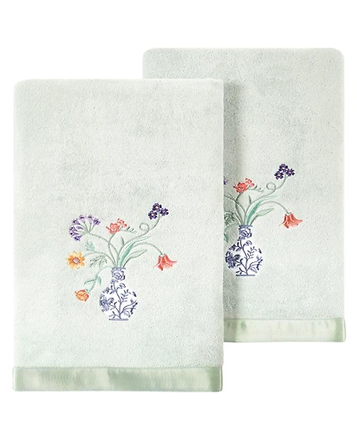 Linum Home Turkish Cotton Stella Embellished -Pc. Bath Towel Set