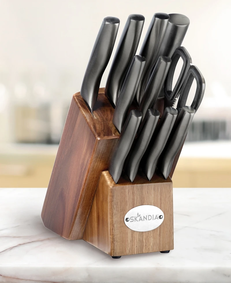Hampton Forge 12 Piece Ashton Block Cutlery Set