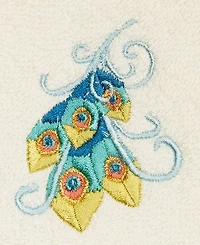 Linum Home Turkish Cotton Penelope Embellished 2-Pc. Washcloth Set