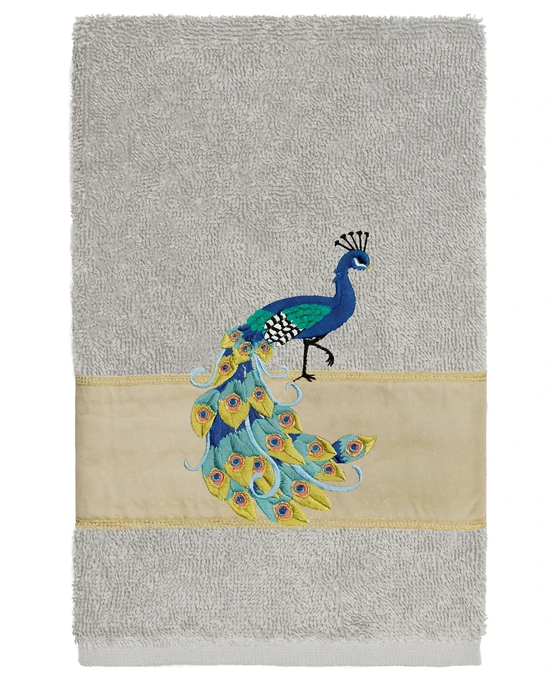 Linum Home Turkish Cotton Penelope Embellished 2-Pc. Hand Towel Set