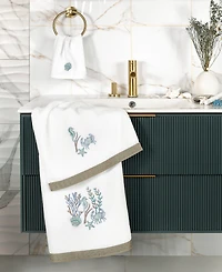Linum Home Turkish Cotton Aaron Embellished -Pc. Bath Towel Set