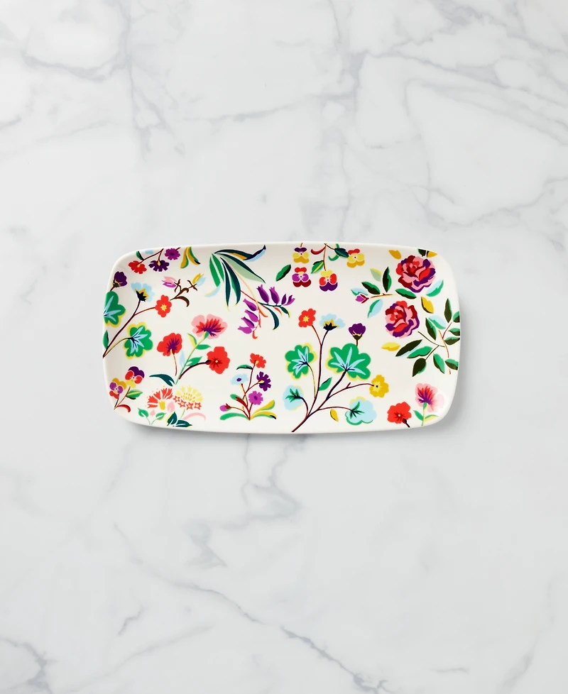 kate spade new york Garden Floral Hors D'Oeuvres Tray