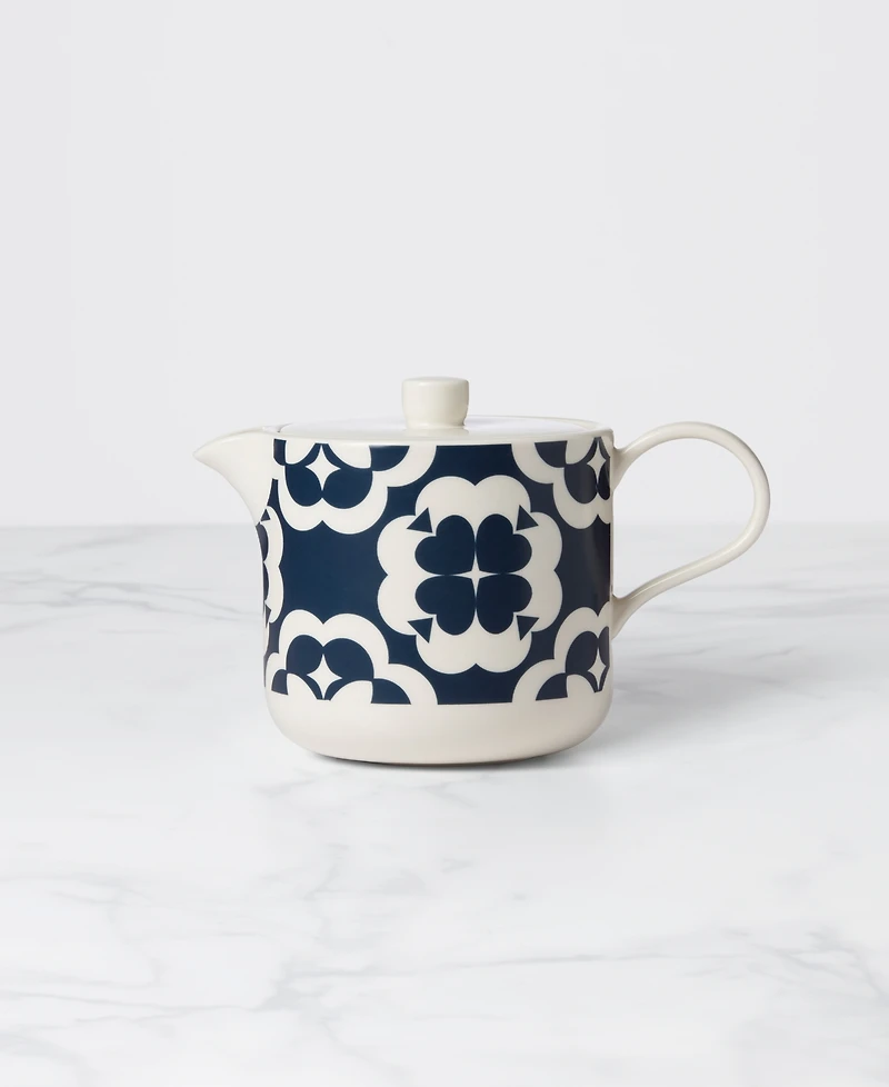 kate spade new york Elegant Geo Teapot