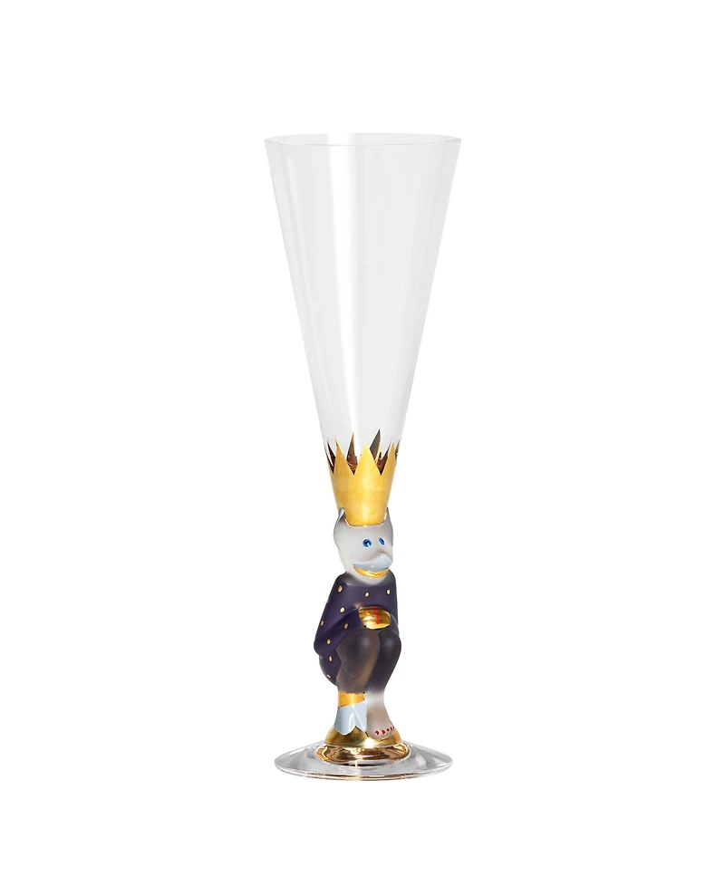 Orrefors Sparkling Devil Champagne Glass