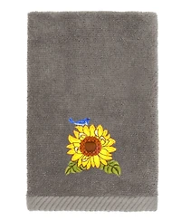 Linum Home Turkish Cotton Girasol Embellished -Pc. Bath Towel Set