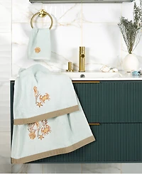 Linum Home Turkish Cotton Aaron Embellished -Pc. Bath Towel Set