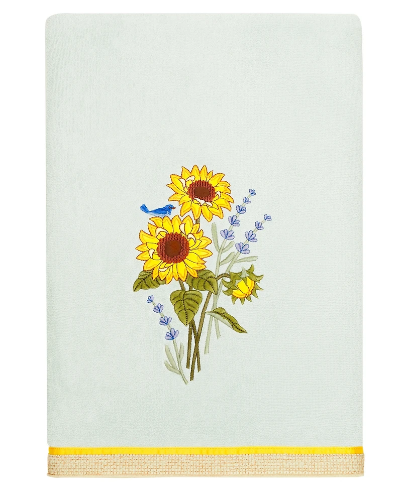 Linum Home Turkish Cotton Girasol Embellished -Pc. Bath Towel Set