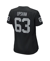 Women's Nike Gene Upshaw Black Las Vegas Raiders Game Retired Player Jersey