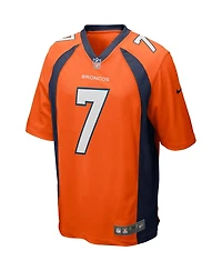 Men's Nike John Elway Orange Denver Broncos Game Retired Player Jersey