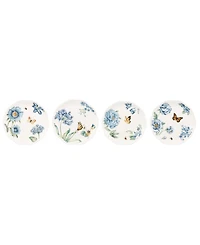 Lenox Butterfly Meadow Blue Assorted Dessert Plates, Set of 4