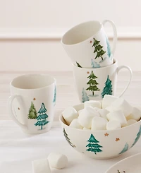 Lenox Balsam Lane Mugs, Set of 4