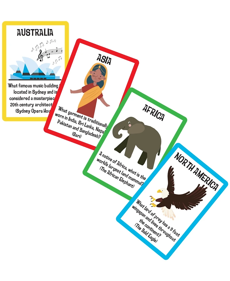 University Games Scholastic the World Card Game